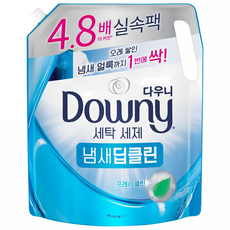 다우니 일반 드럼 겸용 냄새딥클린 프레시클린 액상세제 리필, 2.2L, 1개