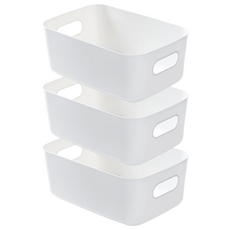 편리홈 다용도 팬트리 속옷 양말 정리함, 화이트, 3개
