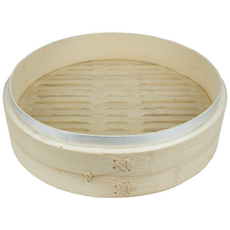 대나무 찜기 딤섬 만두 찜통 찜판 떡, 1개, 2호 하(본체), 15cm