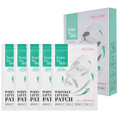 [본사정품] 프롬더스킨 콜라겐 링클 리프팅 주름패치 from the skin 풀페이스 케어 30회분 1박스 (5팩), 2개, 5개입
