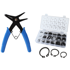 세인티에프 스냅링 C형 + 스냅링 플라이어 양용 세트 300pcs 고정링 C링 축용 멈춤링, 1세트