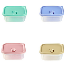 mommy's table 副食品保鮮盒組 S號, 薄荷色+藍色+粉色+燕麥色, 1組