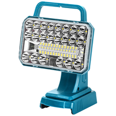 다구해 호환 보쉬 18V LED 충전 작업등 라이트 손전등 캠핑등 낚시등 USB 포트 내장 (베어툴), 1개