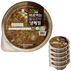 국물까지 다먹어도 79kcal 바로먹는 발효곤약 냉메밀, 6개, 350g