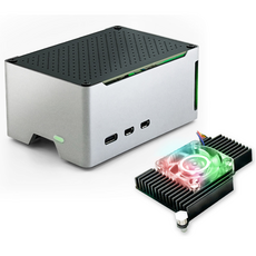 라즈베리파이5 컴팩트 알루미늄 방열 케이스 [CP]