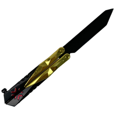 올인몰 2022 챔피언스 발리송 게임스킨 버터플라이나이프, 2) 블랙, 1개