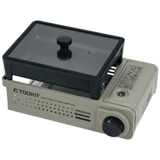 투킷 포켓 올인원 스토브 TKSCG02-PKG1 구이바다미니 휴대용가스버너 캠핑버너, 1개