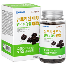 포켄스 강아지 뉴트리션 트릿 미니 영양제, 180정, 면역/항산화, 1개