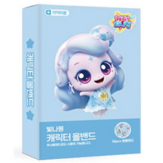 캐치티니핑 키즈밴드 혼합형 16매 캐릭터 일회용밴드 올밴드, 1개, 16개입