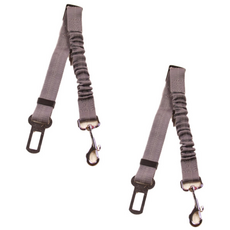 Dr.Mini 頂級貓狗反光安全牽引繩, 灰色, 2個