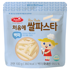 [NEW] 베베스트 처음에 쌀파스타 100g 2종 현미/백미 건면, 10개