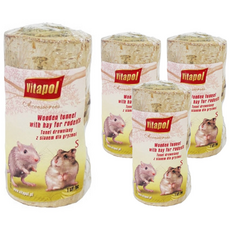 비타폴 내츄럴 우드건초 자작나무 터널 S ZVP-6100, 혼합색상, 4개