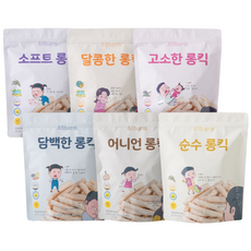 올바름 독도 쌀과자 롱스틱 6종 세트, 1세트, 30g, 올바름 롱킥 6봉