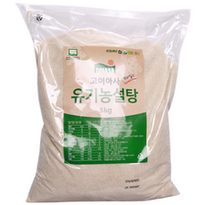 고이아사 브라질산 유기농 설탕, 5kg, 1개