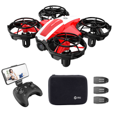 홀리스톤 HS210P 카메라 완구드론, 빨강, 1개
