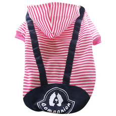 Companion Amolang 大型犬刷毛連帽衫, 粉紅色