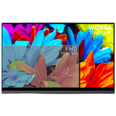 EHOMEWEI 이홈웨이 포터블모니터 Portable monitor 휴대용모니터 서브모니터 2.5K IPS QLED 100%DCI-P3 16인치 맥OS 덱스 게임콘솔 미니PC, E16Q3, 41cm