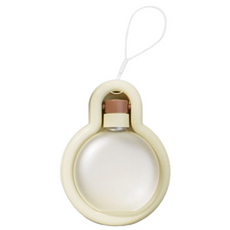 DING DONG PET 寵物外出燈泡攜帶式摺疊水瓶 350ml, 象牙白, 1個