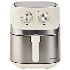 베스트하임 304 올스텐 에어프라이어 바스켓형 대용량 5.5L, 아이보리