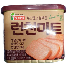 롯데 런천미트 340g, 1개