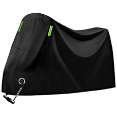 모토엘 오토바이 도난방지 잠금고리 방수커버, 블랙