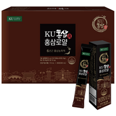 [건국우유] 6년근 KU홍삼진 홍삼로얄 10mL x 30포 진세노사이드15mg, 300ml, 1개