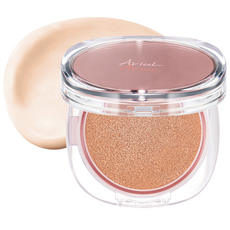 아리얼 잉크 피더 커버 래스팅 쿠션 SPF50+ PA++++ 15g, 03 크림베이지 / 22호, 1개