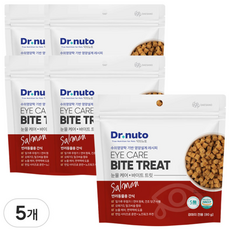 닥터뉴토 강아지 노즈워크 놀이용 영양 간식 바이트 트릿, 5개, 80g, 연어