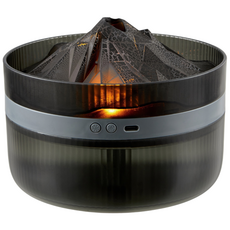 디디플렉스 미니가습기 불멍 사무실 휴대용 세척편한 대용량 저소음, 블랙