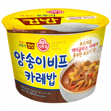 오뚜기 컵밥 양송이 비프 카레밥, 280g, 12개