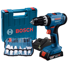 보쉬 18V충전 해머 전동드릴 세트 GSB18V-25 2.0Ah 100p액세서리 콘크리트 벽타공