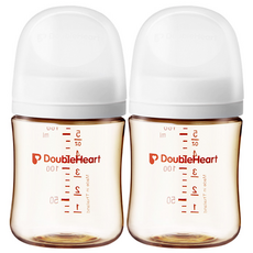 더블하트 모유실감 3세대 트윈팩 240ml, 제뉴인화이트 트윈팩(젖병2개), 1개, 160ml