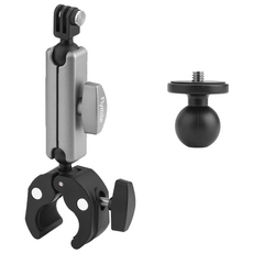 Flymile 자전거 오토바이 거치대 DJI Osmo360/Action6/5/Pocket3 Insta360 X5 GoPro13 호환 1/4나스&투클로우 퀵릴리스 액세서리, 1개, 카메라 거치대