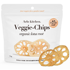 알로키친 강아지 베지칩스 유기농 연근칩, 2개, 15g, 연근
