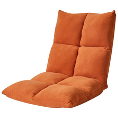 에코 소라노 5단 각도조절 패브릭 좌식의자, 1개, 오렌지HG-2016