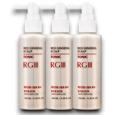 RGIII 레드진생 스칼프 토닉, 3개, 100ml