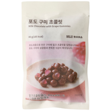 [또또샵] 무인양품 (MUJI) 포도 구미 초콜릿 1ea, 6개, 40g