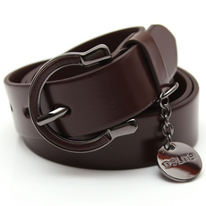 에스랑제이 여성 가죽벨트 캐주얼 허리띠 가죽메탈 WG952