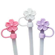 [3개세트] 빨대 마개 스탠리 텀블러 호환, 1세트, 9벚꽃잎 3종