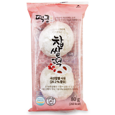 장원 떡궁 찹쌀떡 80g, 1개