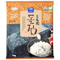 [바다명가]완도명가 지주식 돌김 구이김 10봉(박스없음), 1개, 27g