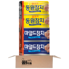 동원 살코기참치 135g 2입+마일드참치 150g 2입, 1세트