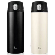 [락앤락] 1+1 모노라이트 텀블러 500ml, 화이트,블랙, 2개