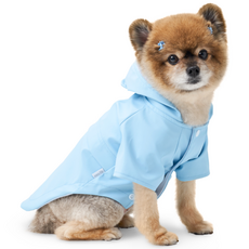 Neo FIT. 狗狗粉彩雨衣, 1個, 天空藍