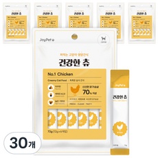 조이펫 고양이 건강한 츄 간식 6p, 닭가슴살, 72g, 30개