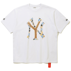 뉴에라 MLB 뉴욕 양키스 쥬얼 티셔츠 화이트 15147534