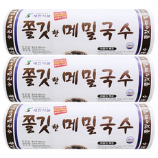 새한식품 쫄깃한 메밀국수, 3개, 1kg