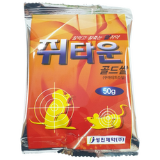 쥐타운 골드 쌀 쥐약 50g, 1개