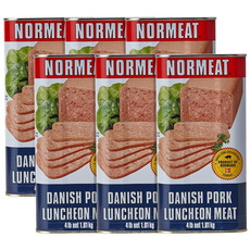 덴마크 노미트 런천미트 대용량 1.81kg 전참시 이국주 캠핑용 햄, 6개