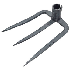 농기구 쇠스랑 세발 3발 괭이 날 곡갱이 갈퀴 삽, 1개